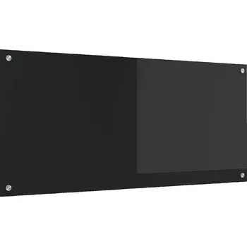 Kuchyňská linka vidaXL Kuchyňská zástěna Černá 110 x 50 x 0,6 cm tvrzené sklo [42001299]