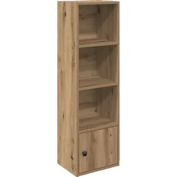 Knihovna Regál na knihy dub artisan 31 x 24 x 102 cm, se skříňkou a policemi