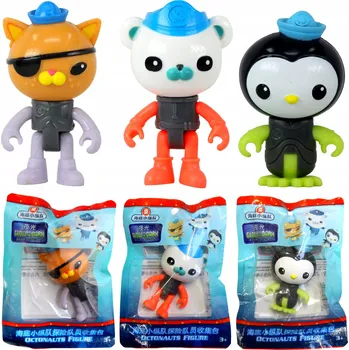 Figurka OCTONAUTS Sada Figurek Svítící Obleky Kapitán Barnacles Kwazi Peso
