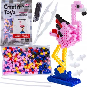 kreativní sada ZAŽEHLOVACÍ KORÁLKY 3D PLAMENÁK KREATIVNÍ SADA PRO DĚTI