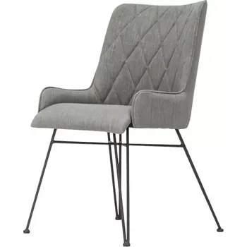 Jídelní židle Designová jídelní židle Adesso šedá/černá