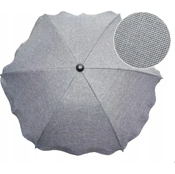 Stínicí technika Slunečník na kočárek Bomix 64 cm šedý
