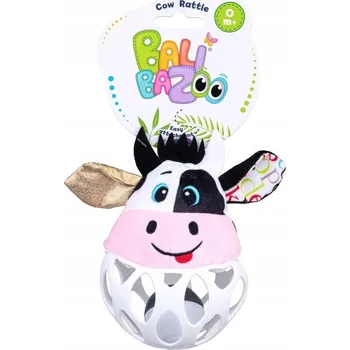 Kousátko s chrastítkem Balibazoo plast, textil, vícebarevné