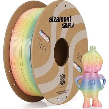Příslušenství k 3D tiskárně Alzament PLA Silk Rainbow 1 kg Jade Pool