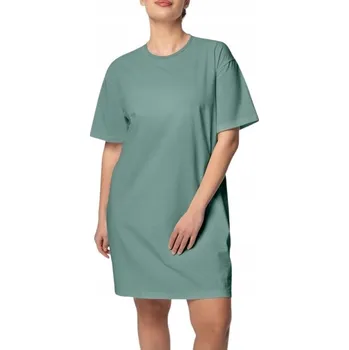 Dámská noční košile MONA Pyžamo KOŠILE NOČNÍ bavlněná dámská BLISS olivová M