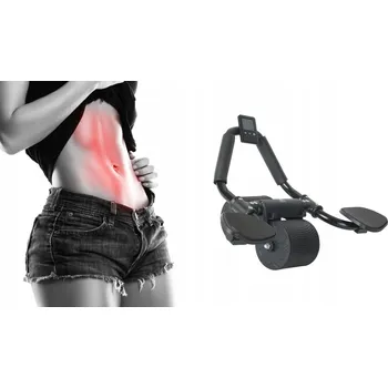 Kolečko na břicho Roller AB WHEEL s automatickým odrazem pro posilování Břišních Svalů