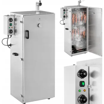 Udírna Elektrická udírna expondo nerezová ocel 1000 W 147 l 8 roštů