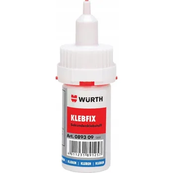 Průmyslové lepidlo Kyanoakrylátové konstrukční lepidlo Wurth Klebfix 20 ml