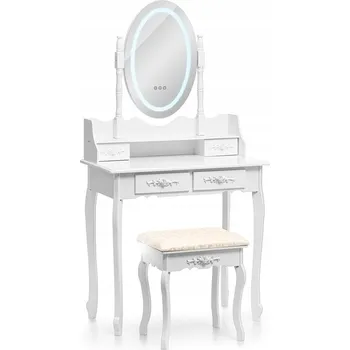 Toaletní stolek Toaletní Stolek MOVEMENT_TRADE bílý bílá 75 x 142 x 40 cm