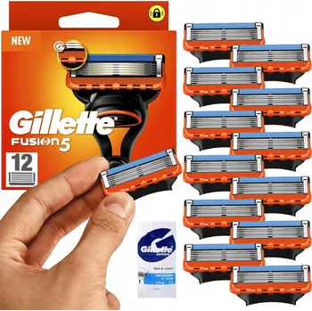 Náhradní hlavice do holicího strojku Gillette Fusion 5 XXL 12 ks