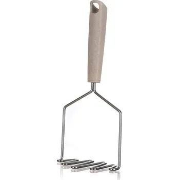Mačkadlo na brambory Šťouchadlo na brambory 25x12cm NATURAL nerez/PP