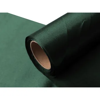 Satén jednostranný / stuha šíře 14 cm Balení: 9 m, Varianta: 74 zelená tmavá - 8596475580922