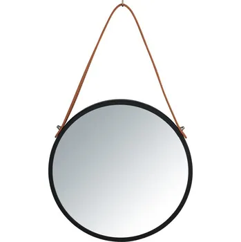 Zrcadlo Zrcadlo Wenko nástěnné kulaté, kovový rám, 300 x 300 mm LOFT