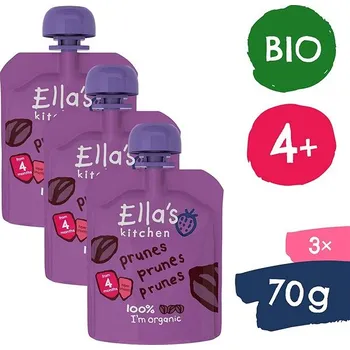 Ella's Kitchen BIO Švestková svačinka 3× 70 g