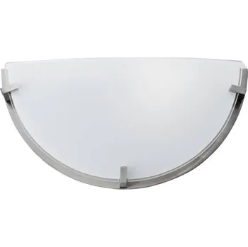 Nástěnné svítidlo Nástěnné moderní osvětlení FRENA - 1xE27, 60W, stříbrné / bílé