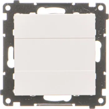 vypínač Kryt zaslepovací s kovovým třmenem, Simon 55 TPS.01/111, bílá