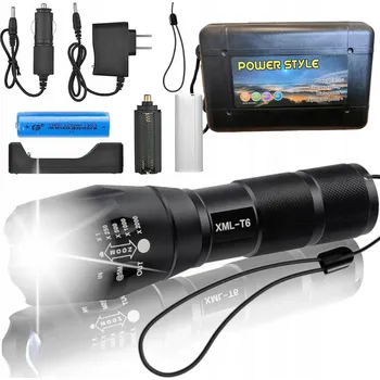 TAKTICKÁ SVÍTILNA REFLEKTOR BIVAKOVACÍ REFLEKTOR S AKUMULÁTOREM EXTRA SILNÁ