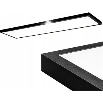 LED osvětlení LED panel stropní 120x30 50W NÁSTĚNNÝ ČERNÝ CCD