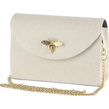 Kabelka Laura Biaggi kabelka psaníčko eko kůže zlatá