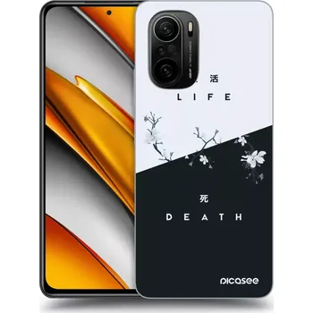 Pouzdro na mobilní telefon Picasee silikonový průhledný obal pro Xiaomi Poco F3 - Živý - Mrtvý