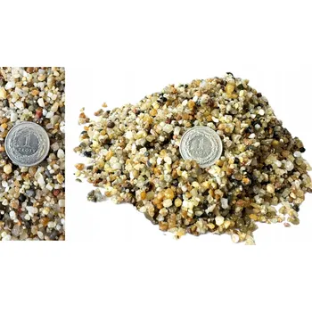 Dekorace do akvária Stelivo Jantarový do Akvária 4-5mm štěrk písek - Přírodní Substrát! 30 kg