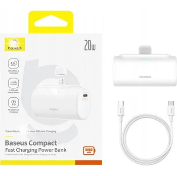 Powerbanka Baseus Rychlá Lehká Kompaktní Powerbanka pro iPhone Lightning 5000mAh 20W