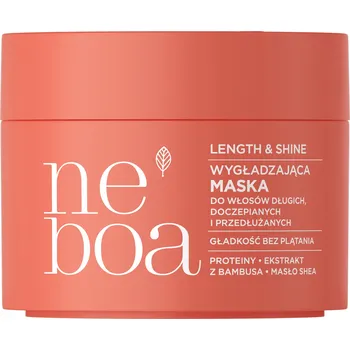 Vlasová regenerace Maska na dlouhé, připínací a prodloužené vlasy NEBOA Vyhlazující