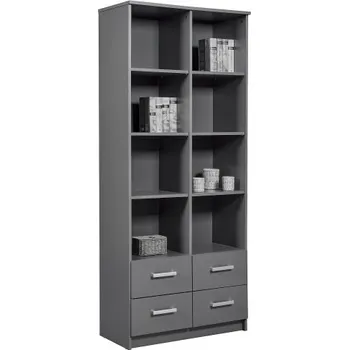 Knihovna Knihovna Wren - šedá