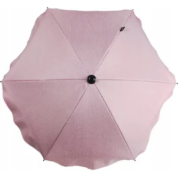 Slunečník na kočárek Bomix 64 cm růžový