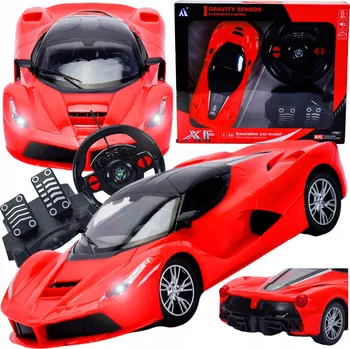 RC model auta AUTO NA DÁLKOVÉ OVLÁDÁNÍ SVÍTÍ ZVUK SPORTOVNÍ AUTO RC S OVLADAČEM