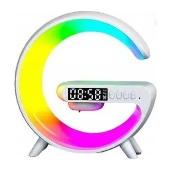 Hodiny GAZELO LED LAMPIČKA REPRODUKTOR QI INDUKČNÍ NABÍJEČKA HODINY RÁDIO BUDÍK