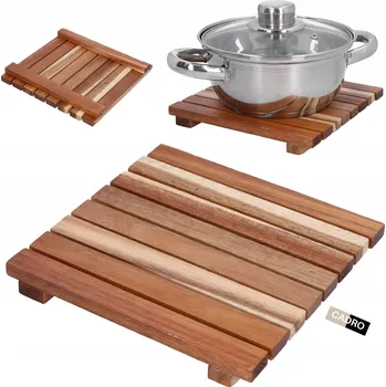 Podložka pod hrnec Podstavec dřevěná ochranná podložka pod hrnec na stůl kuchyňská deska 18 cm