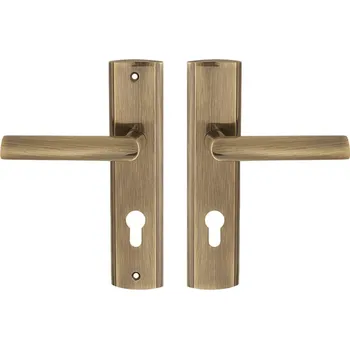 Dveřní kování MIRO vchodová klika bronz 72mm pravá VMIPP Bronz