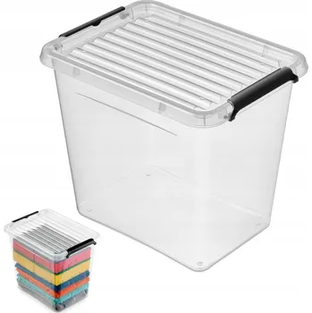 Úložný box Plastová nádoba 3l s víkem, uzavíratelná, úložný box, organizér