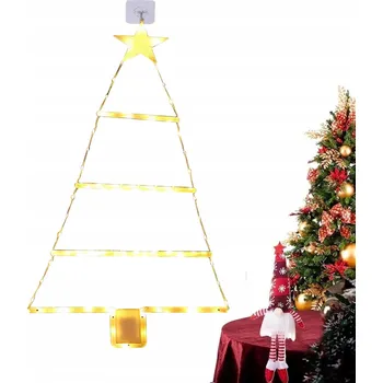 Vánoční dekorace LED světelný řetěz vánoční osvětlení na stromeček teplá bílá okna girlanda světýlka