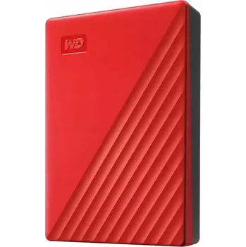 Externí pevný disk Externí disk WD My Passport 4TB červený