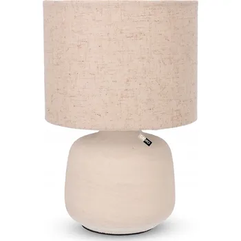 Lampička Noční lampa do ložnice stolní béžová klasická moderní 21,5 cm