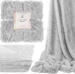 Deka Springos polyester 200 cm x 240 cm šedá