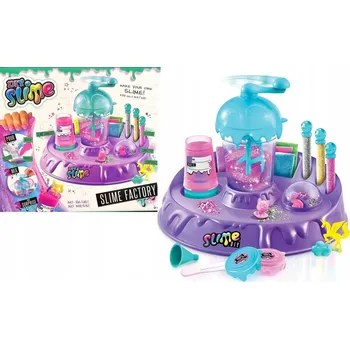 kreativní sada KREATIVNÍ SADA SLIZ DIY TOVÁRNA MIXÉR PRO VÝROBU SLIZŮ PRO DĚTI XXL