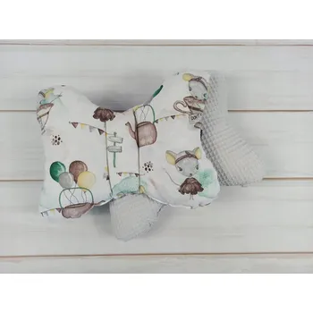 Polštář Protišokový Polštář Bomix s motýlem v vícebarevném provedení