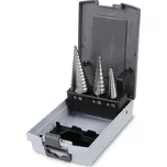 Sada stupňovitých vrtáků (položka 425) v pouzdře