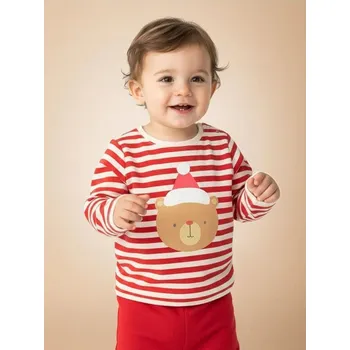 Sinsay - Bavlněné oversize tričko s potiskem - krémová - 113FX-01X - 113FX-01X-98