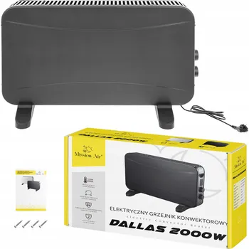 Topidlo ELEKTRICKÝ KONVEKTOROVÝ OHŘÍVAČ energeticky úsporný přenosný TERMOSTAT 2000W
