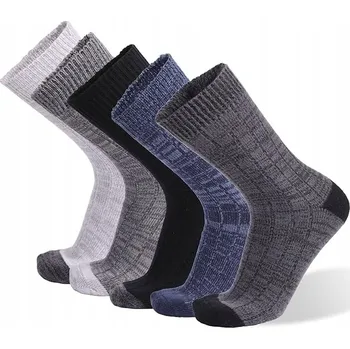 Pánské ponožky WHCPCYO, 5 párů pánských bavlněno-vlněných ponožek!