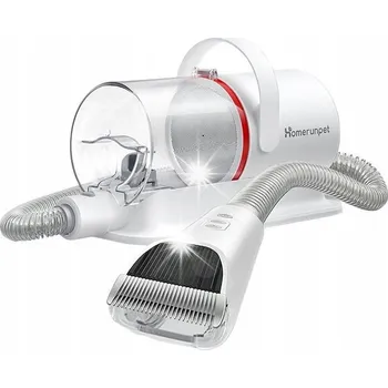 Kosmetika pro psa HOMERUNPET SADA PRO PÉČI O SRST ZVÍŘAT VYSAVAČ 400W BÍLÝ
