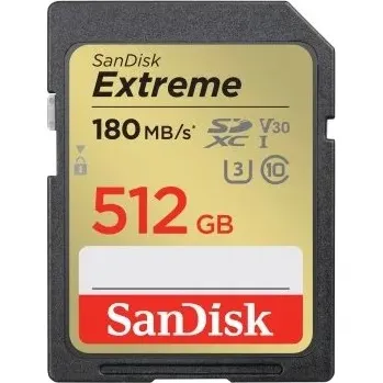 Paměťová karta SanDisk SDXC Extreme 512GB UHS-I U3, V30 SDSDXVV-512G-GNCIN