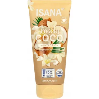 Tělový krém Isana Lovely Coco kokosový tělový balzám 200 ml