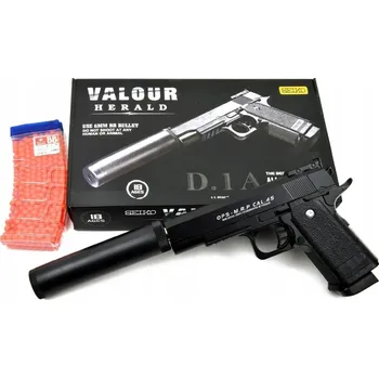 Obraz Kovová pistole s tlumič + 800 kuliček