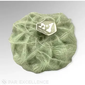 Mohérová pletací příze světle zelená