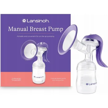 Odsávačka mléka Manuální odsávačka mateřského mléka Lansinoh s lahví 160 ml